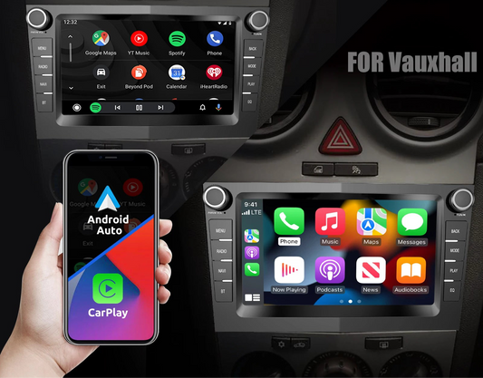 Autoradio 4G+64G pour Opel Corsa– Écran Tactile, CarPlay Sans Fil, Android Auto, GPS et Bluetooth