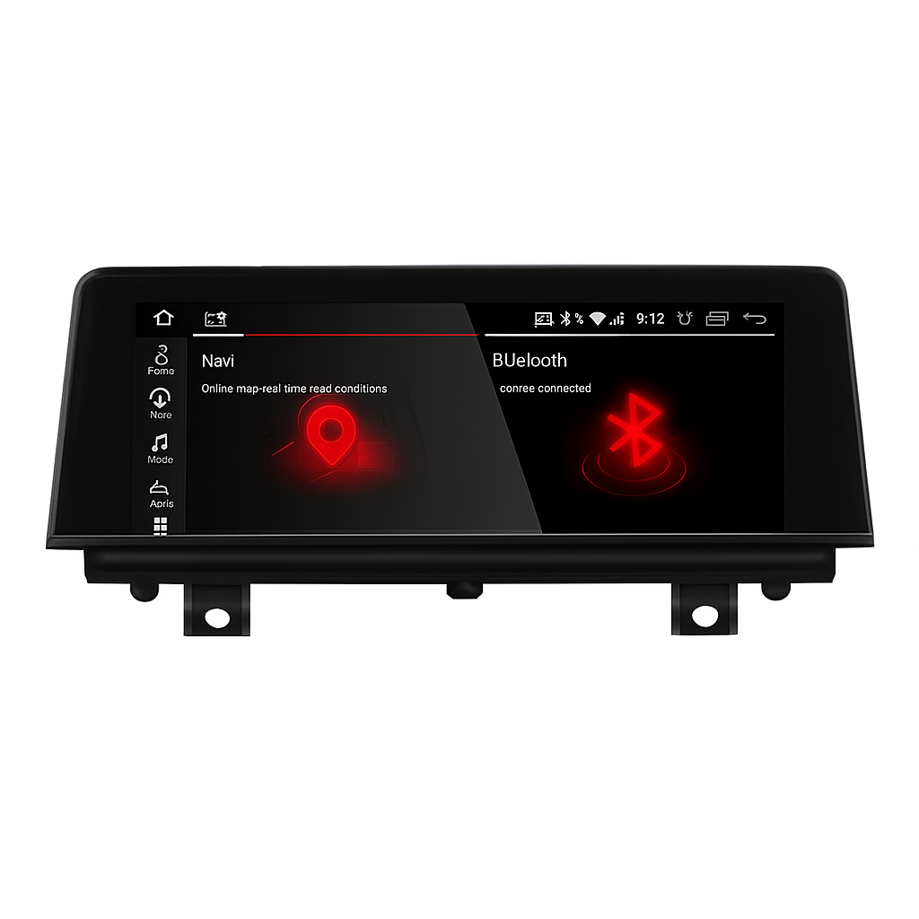 Autoradio Android 14 avec CarPlay sans fil pour BMW F20–F36 (NBT EVO) – GPS & écran multimédia