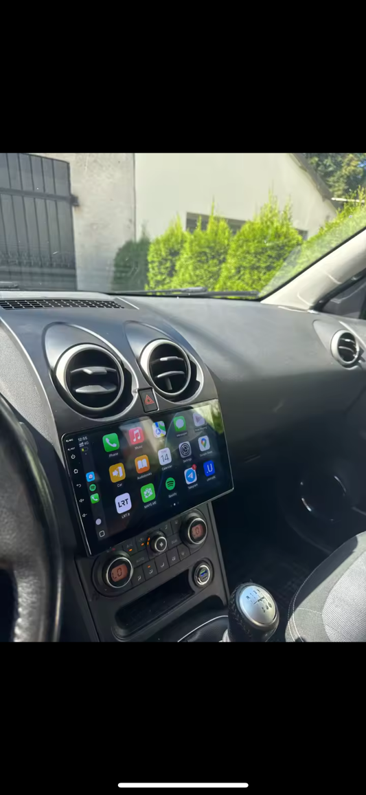 Autoradio Android pour Nissan Qashqai 2006-2016 | CarPlay, GPS, WiFi, 4G, Multimédia.