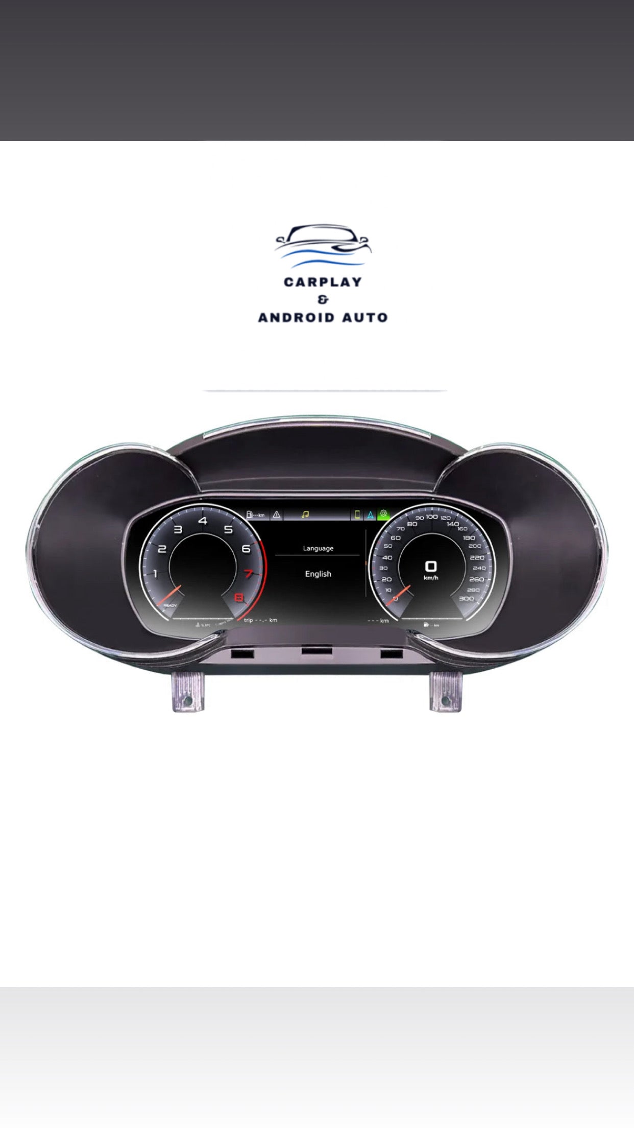 Tableau de Bord LCD Digital Audi A3 S3 Q2 Q2L 2013-2019 – Compteur de Vitesse Écran LCD Virtual Cockpit HD.