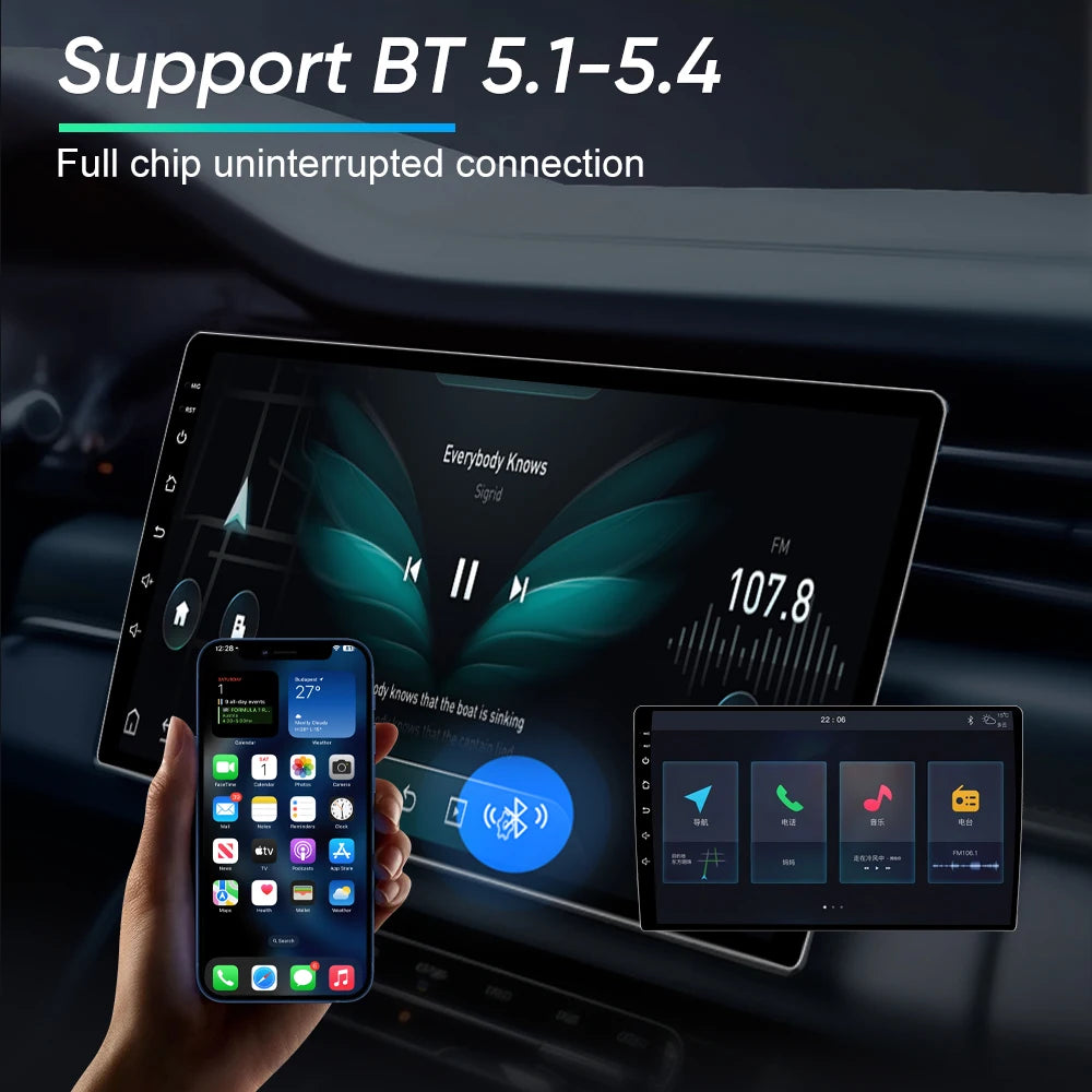 Autoradio Android 14 pour Alfa Romeo MiTo (2008–2016) – GPS, CarPlay, Bluetooth, WiFi