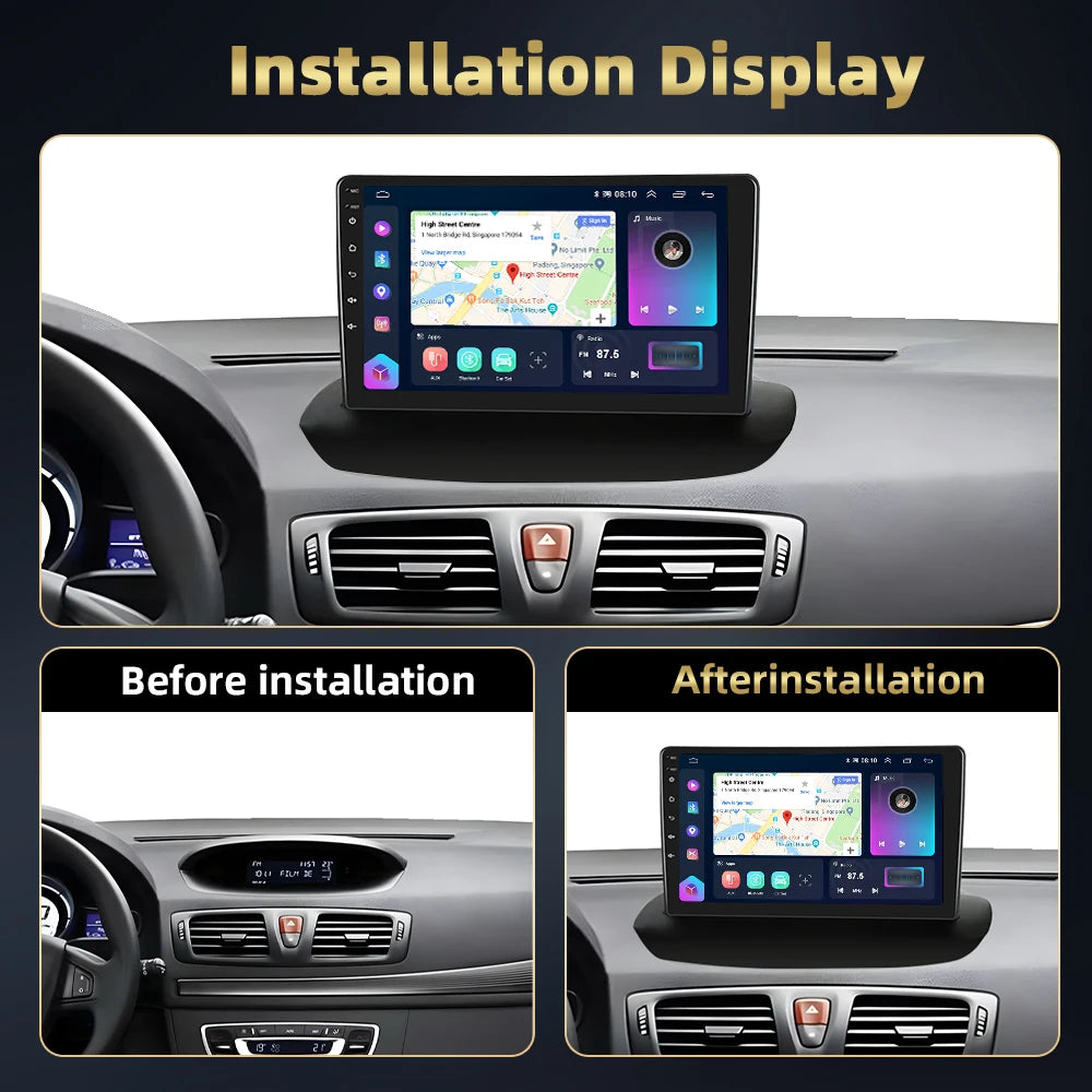Autoradio Android 9” pour Renault Mégane 3 (2009–2014)