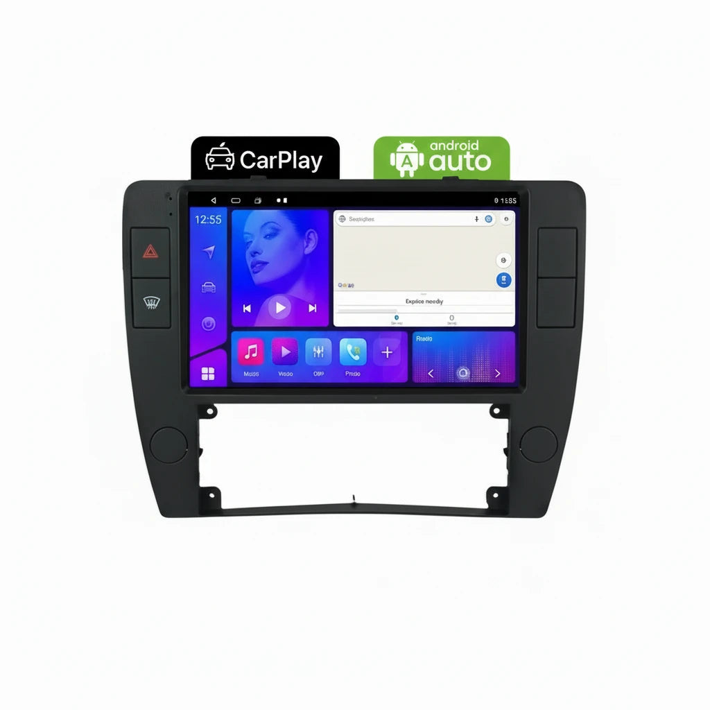 Autoradio Android 15 Volkswagen Passat B5 2000-2005 – GPS, CarPlay, 4G, WiFi.