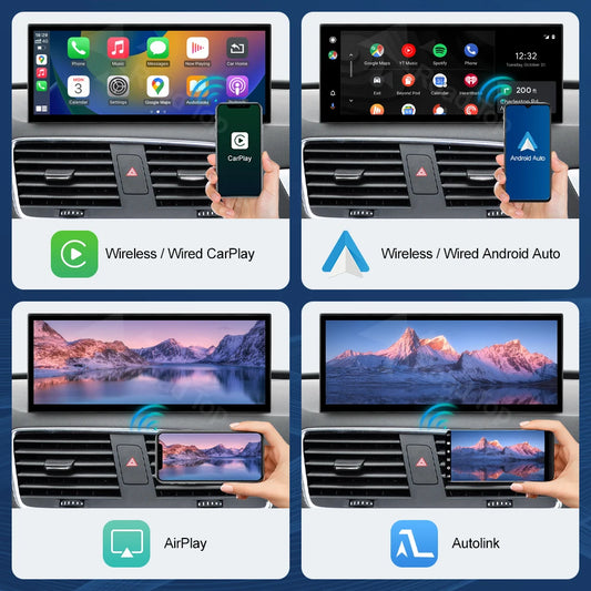 Écran Tactile 12,3” Multimédia pour Audi Q3 (2013-2018) – CarPlay & Android Auto Sans Fil.