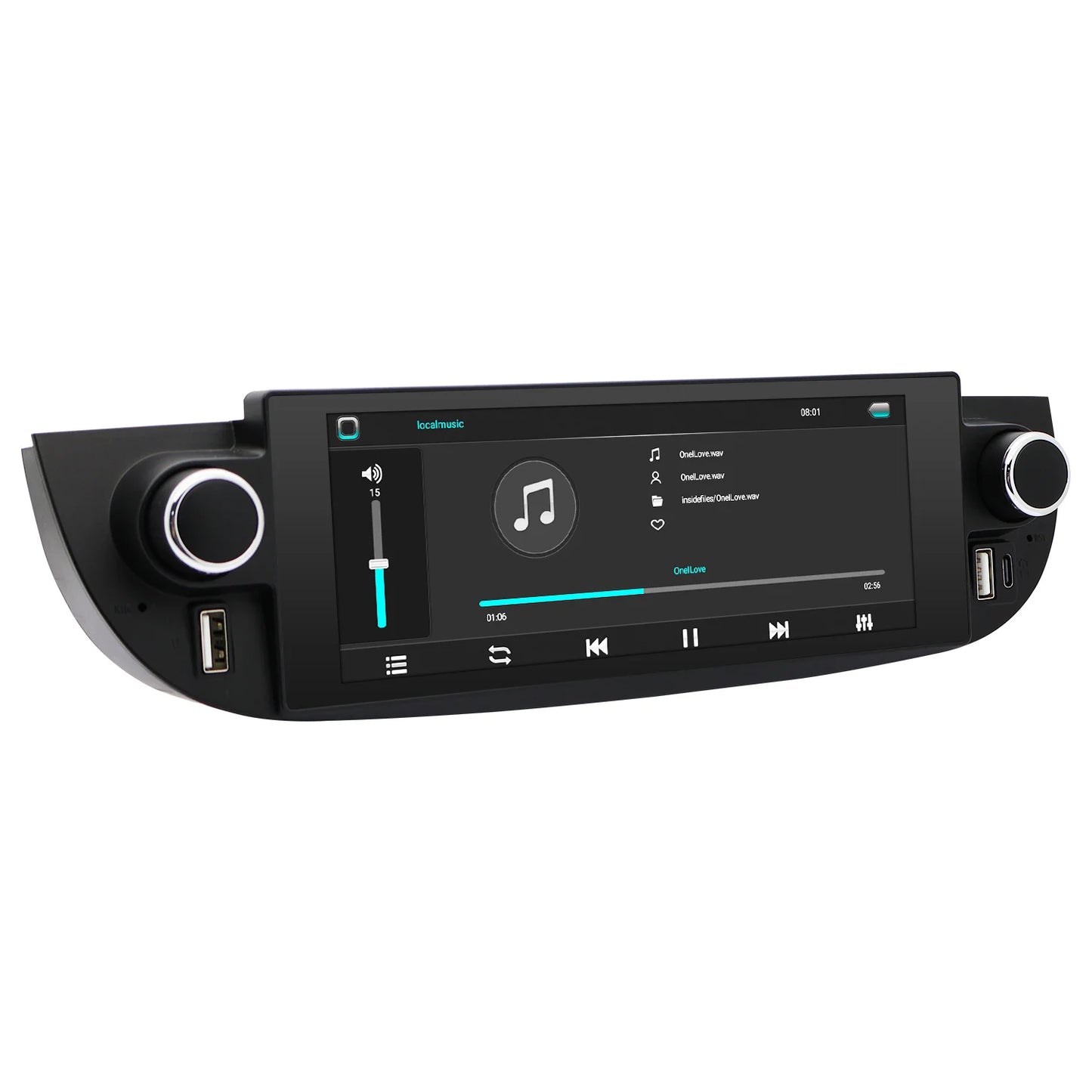 Autoradio Android avec CarPlay & Android Auto pour Fiat 500 (2007–2015)