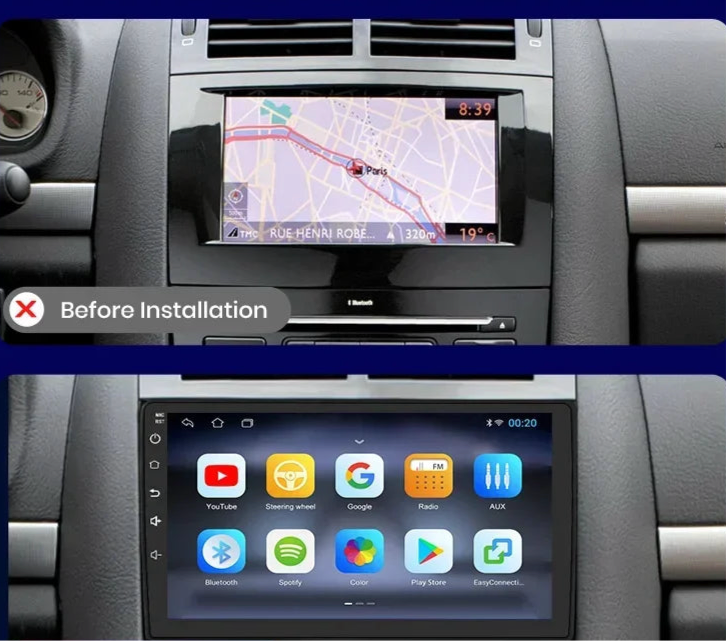 Autoradio pour Peugeot 407 (2004-2018) – Écran tactile, GPS, CarPlay sans fil, Android Auto, FM RDS.