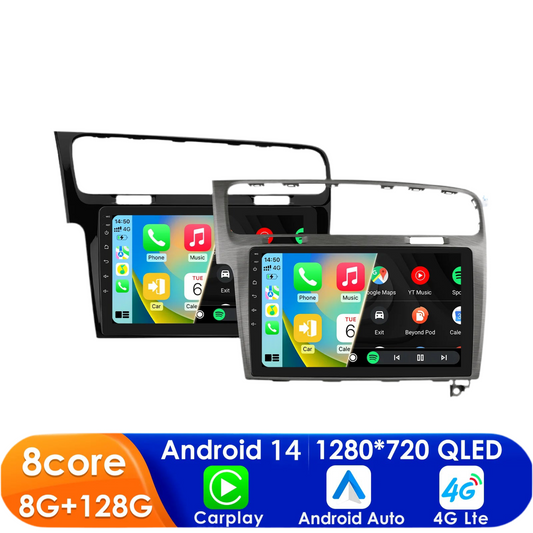 Autoradio Android  4G CarPlay pour Volkswagen Golf 7 (2013-2017).