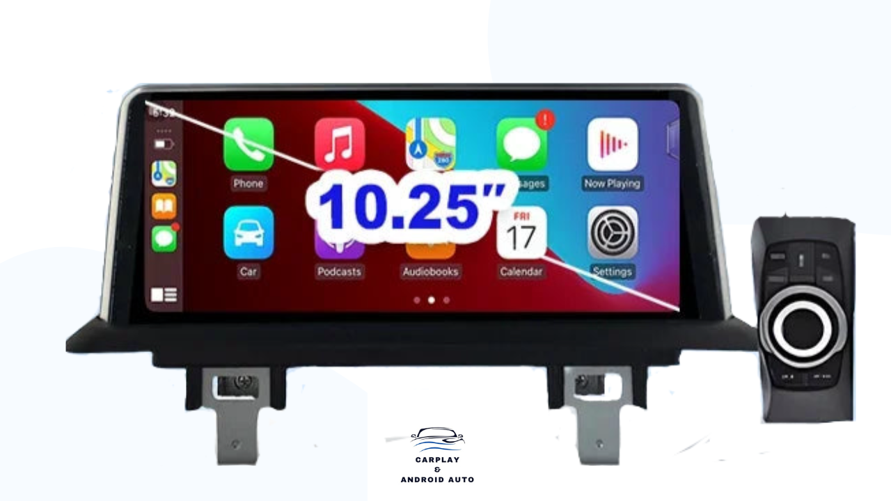 Écran Tactile CarPlay & Android Auto Sans Fil pour BMW Série 1 E81 E82 E87 E88 (2004-2012).