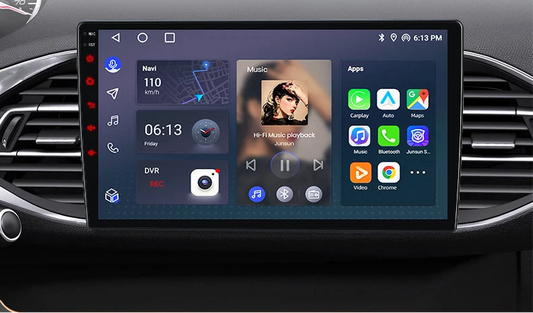 Autoradio CarPlay & Android Auto pour Peugeot 308 (2013-2017).