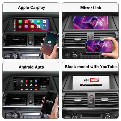 Module Wireless CarPlay & Android Auto pour BMW CIC – X5 E70, X6 E71 (2011-2013), X1 E84 (2009-2015).