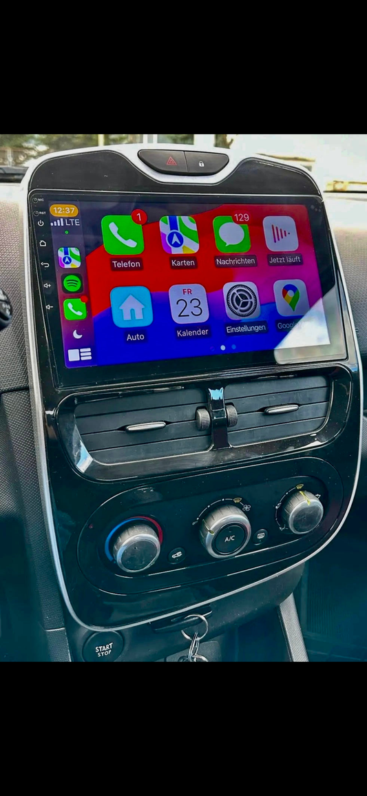 Autoradio Android avec CarPlay, Android Auto, WiFi et 4G pour Renault Clio4 (2012-2018).