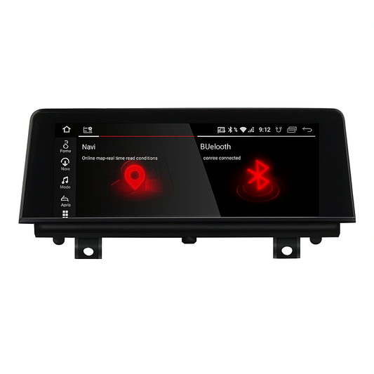 Autoradio Android 14 avec CarPlay sans fil pour BMW F20–F36 (NBT EVO) – GPS & écran multimédia