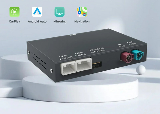 Module CarPlay & Android Auto Sans Fil – BMW Série 1 à 5, X1 à X5 (Systèmes CIC/NBT).