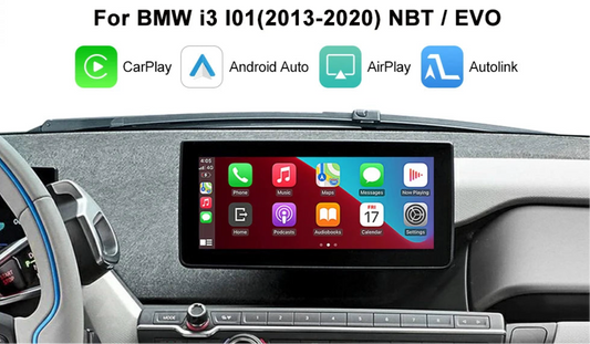 Module CarPlay Sans Fil pour BMW i3 (2013-2020) – Compatible Android Auto, AirPlay, Mirror Link, Caméra Arrière, Bluetooth & GPS
