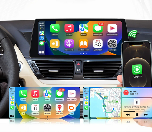 Autoradio Multimédia Android Auto & CarPlay Sans Fil pour BMW X1 F48 (2016-2017) Système NBT.