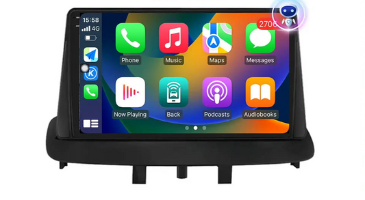 Autoradio Android 14 pour Renault Mégane 3 / Fluence / Samsung SM3 (2008–2017)