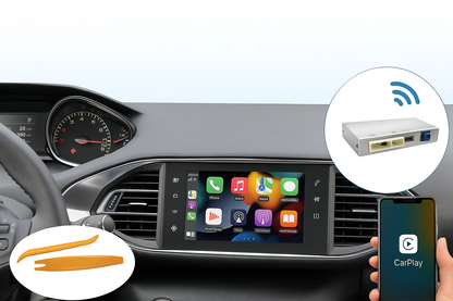 Module CarPlay Sans Fil AUTOABC pour Peugeot 208, 308, 508, 3008 & Citroën C4, DS3, DS4, DS5 | Compatible SMEG / MRN