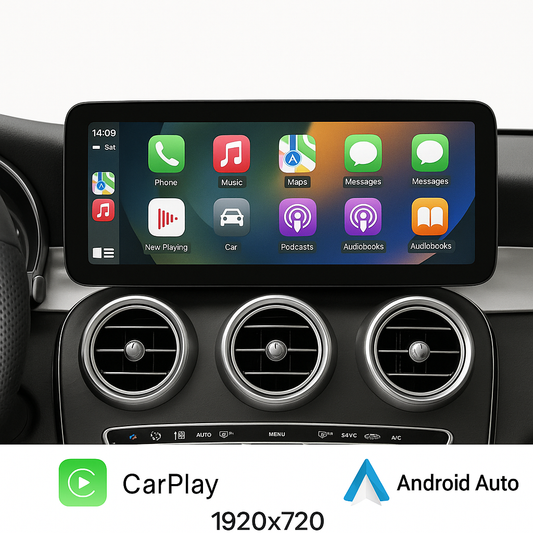 Écran multimédia Linux avec CarPlay et Android Auto sans fil

Pour Mercedes-Benz W205, W176, GLC, Classe A, Classe C, Classe V, W447, CLA, GLA (2015–2018, système NTG5.0)