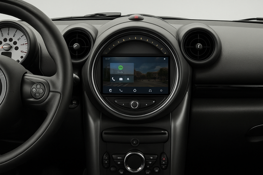 Autoradio Android pour Mini Cooper Countryman R56/R60 (2011-2013) – Écran tactile 4G/WiFi, CarPlay & Android Auto sans fil.