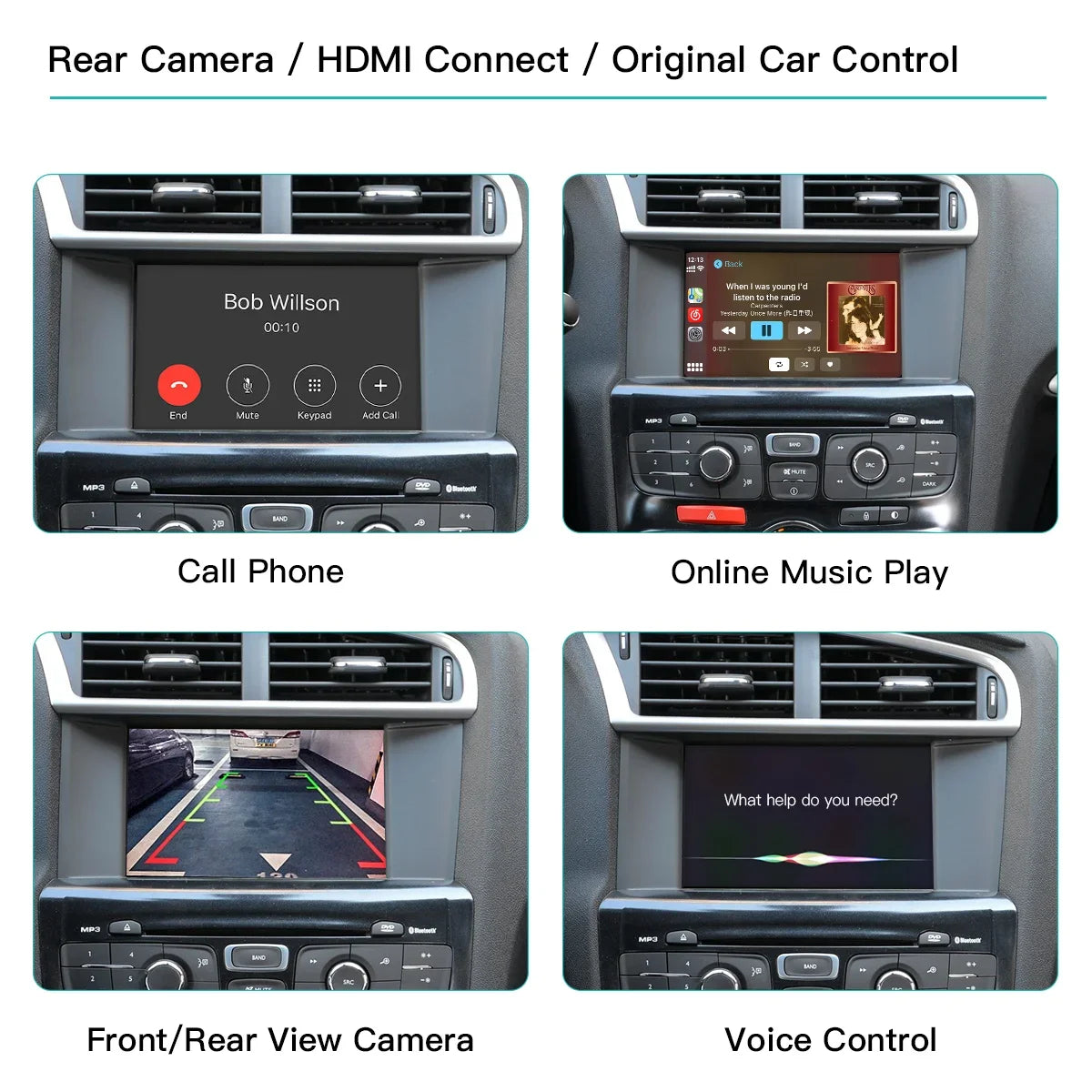 Module CarPlay Sans Fil AUTOABC pour Peugeot 208, 308, 508, 3008 & Citroën C4, DS3, DS4, DS5 | Compatible SMEG / MRN
