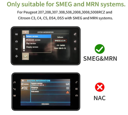 Module CarPlay Sans Fil AUTOABC pour Peugeot 208, 308, 508, 3008 & Citroën C4, DS3, DS4, DS5 | Compatible SMEG / MRN