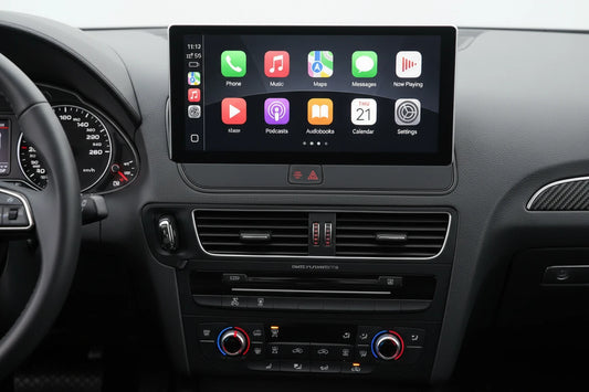 Autoradio Android 10.25” pour Audi Q5 2009-2017 & SQ5 2014-2017 – Apple CarPlay & Android Auto Sans Fil, Écran IPS HD 1920×720, GPS, Bluetooth