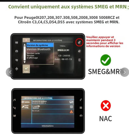 Module CarPlay & Android Auto Sans Fil pour Peugeot & Citroën (SMEG / MRN)